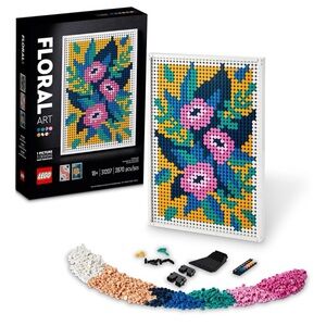 LEGO Art Floral Art 31207, 3in1 Flower Pictures